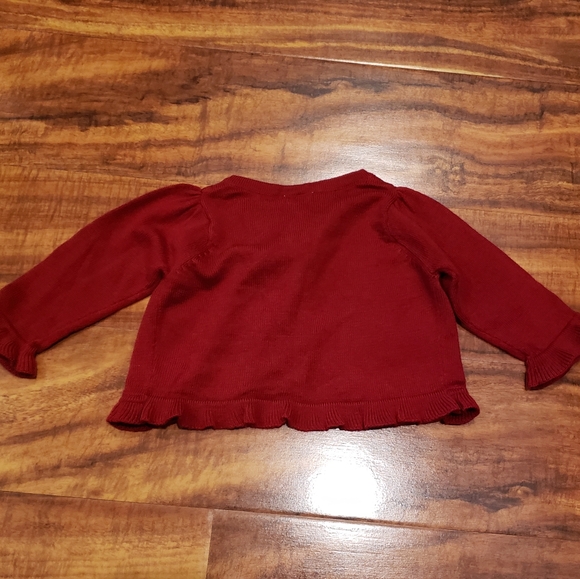 Gymboree NWT/EUC 0-3 months velour hoodie, bear cardigan and plaid bow headband - Picture 11 of 12